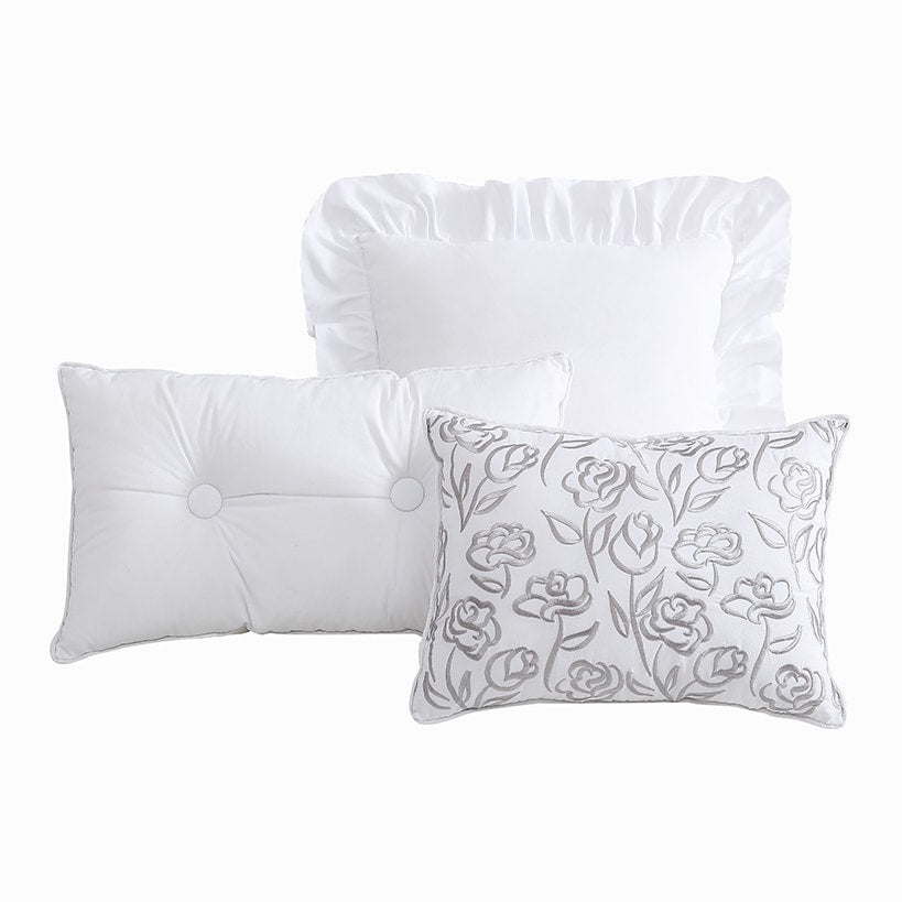 Davina Enzyme Wash Ruffled Comforter Sets