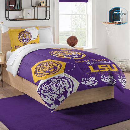 NCAA Hexagon Comforter Set