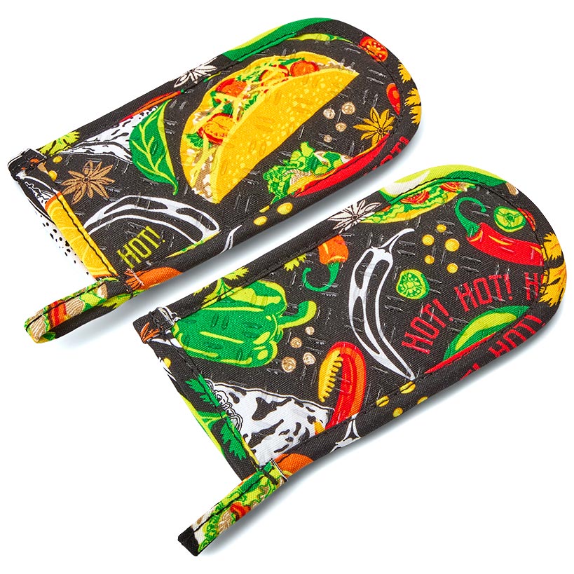 Vibrant Sili Cozies Insulated Hand Protectors#select-cozie_chili-&-tacos