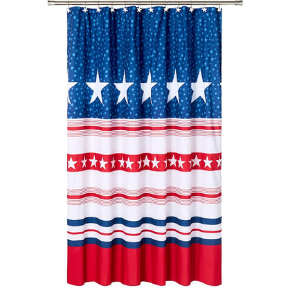 USA Striped Shower Curtain