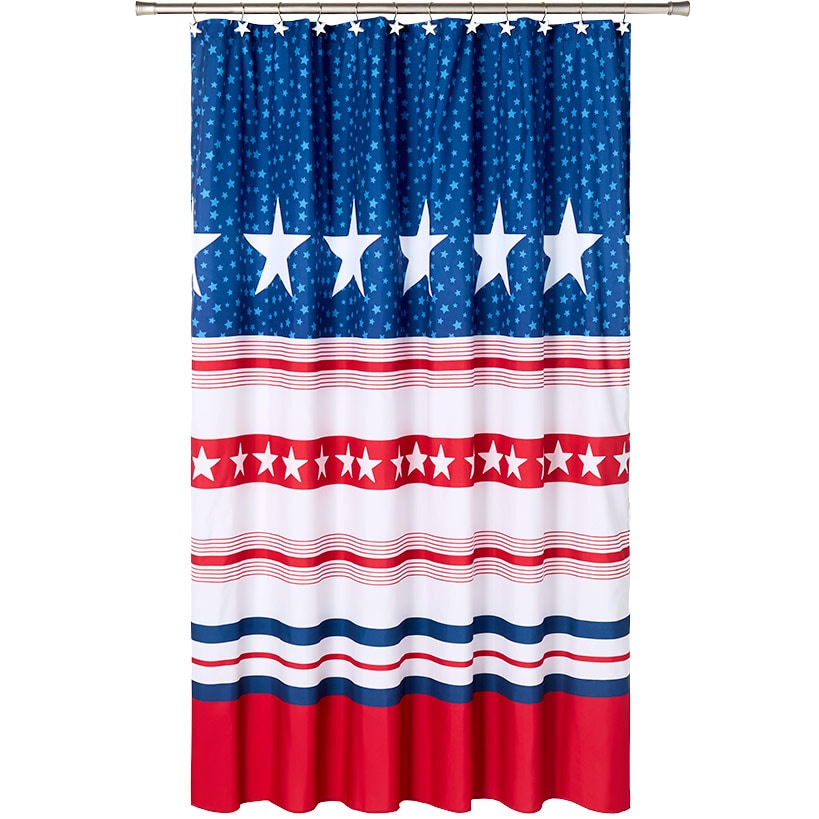 USA Striped Shower Curtain