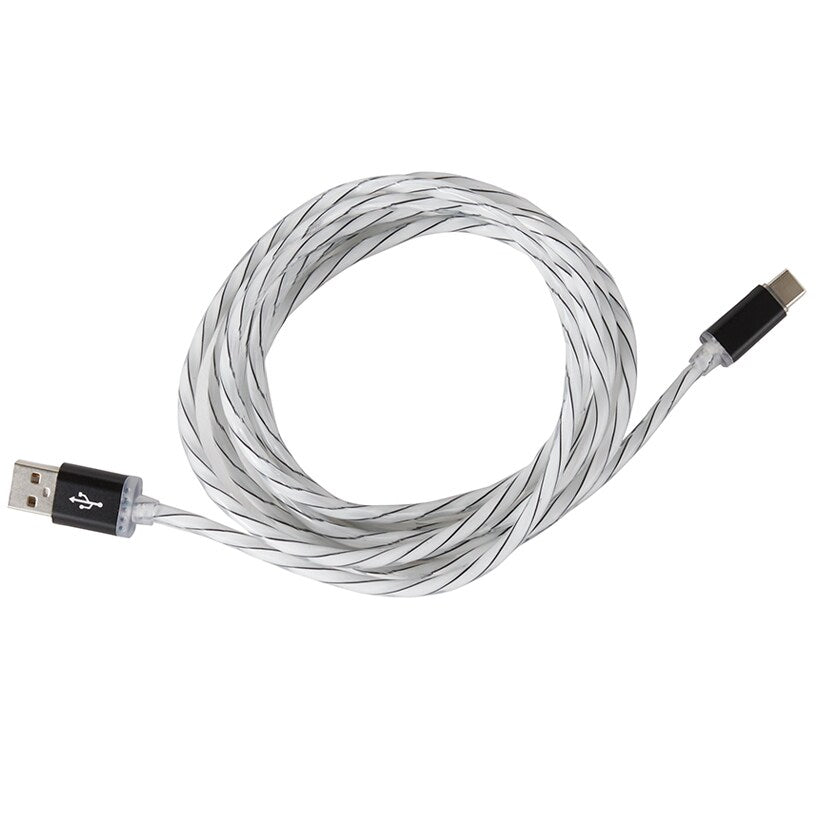 6-Ft. LED Light-Up USB Charging Cables