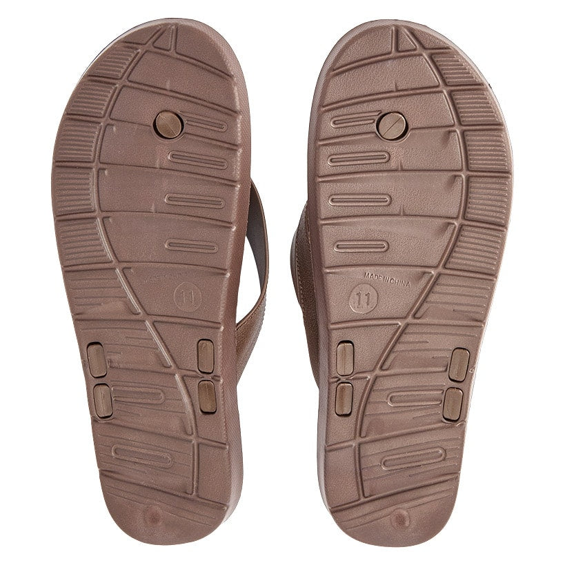 Men's U.S. Polo Association Flip Flop Sandals#select-color_brown