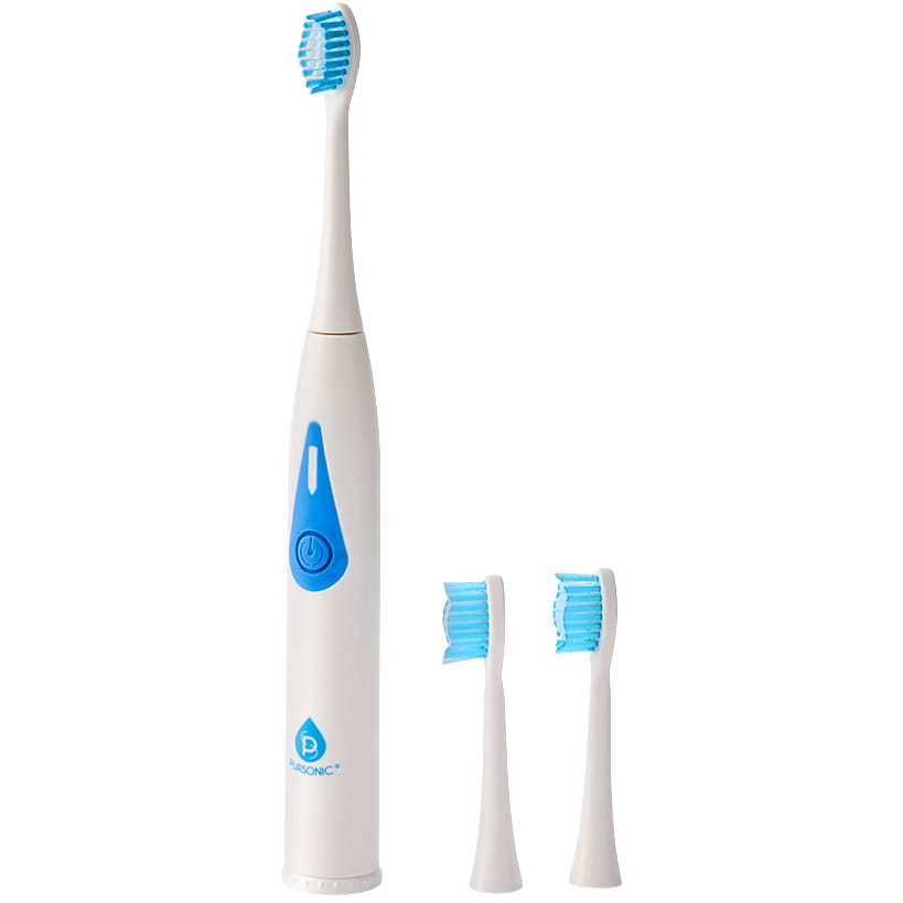 Rechargable Electric Toothbrush with 3 Brush Heads