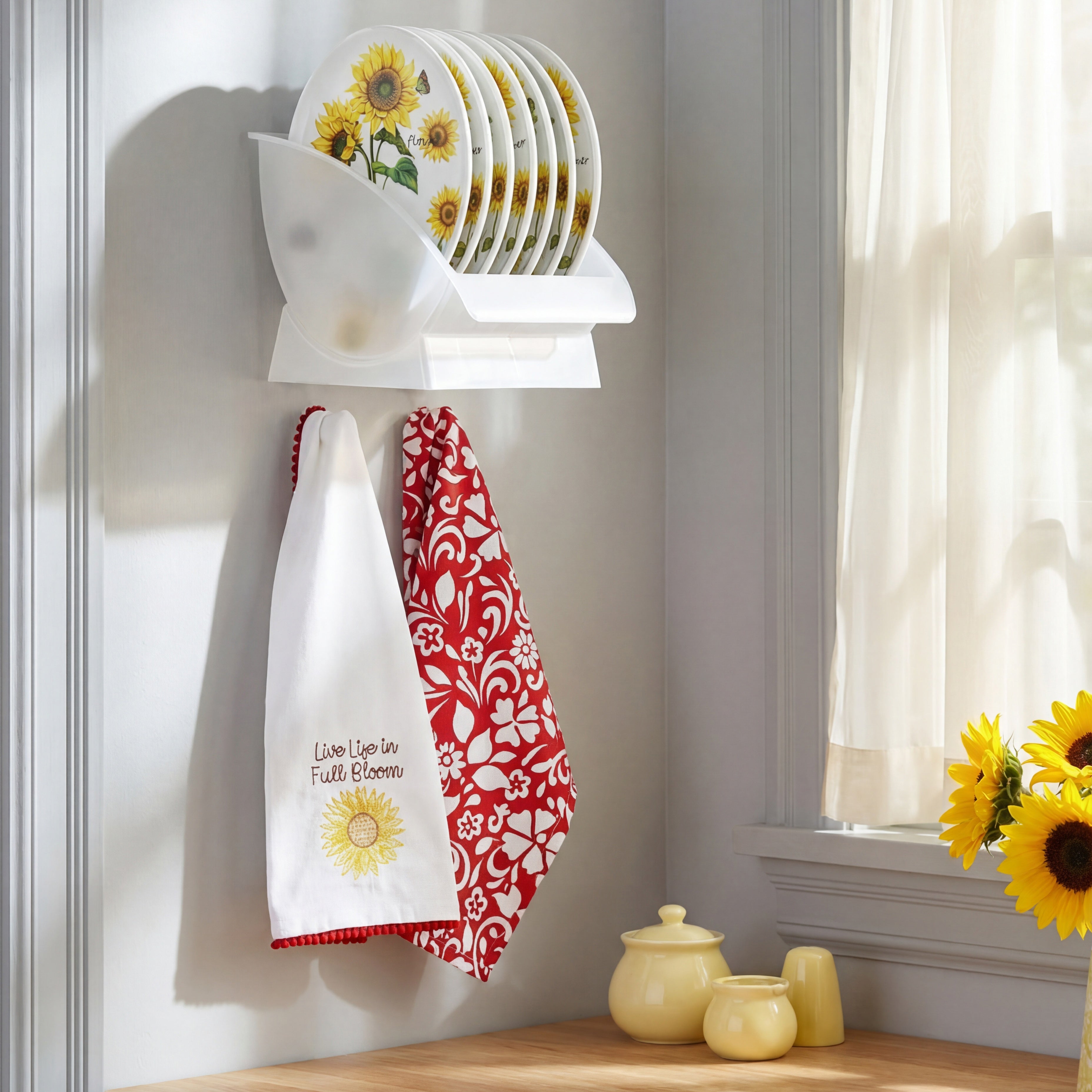 Vertical Salad Plate Rack