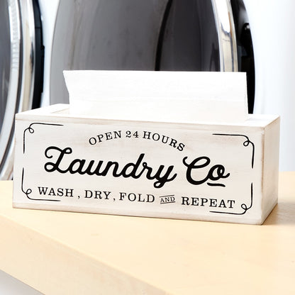 Vintage Laundry Room Décor - Magnets, Dryer Sheet Box, Rug