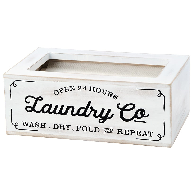 Vintage Laundry Room Decor - Magnets and Dryer Sheet Box