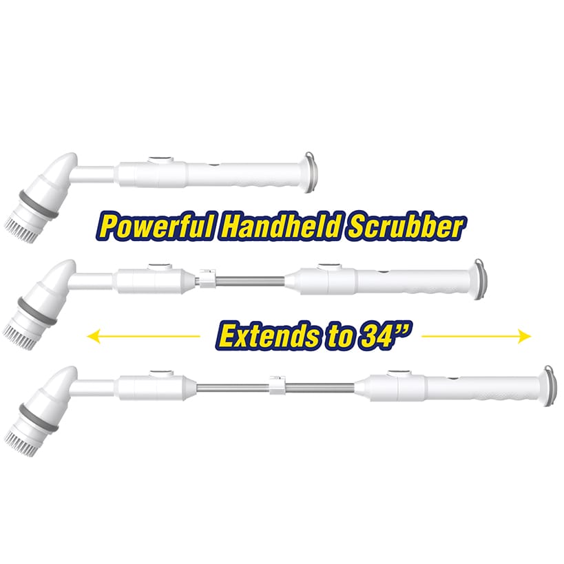 Voom™ Spin Scrubber Cordless Powerful With Heavy Duty All Purpose Brushes