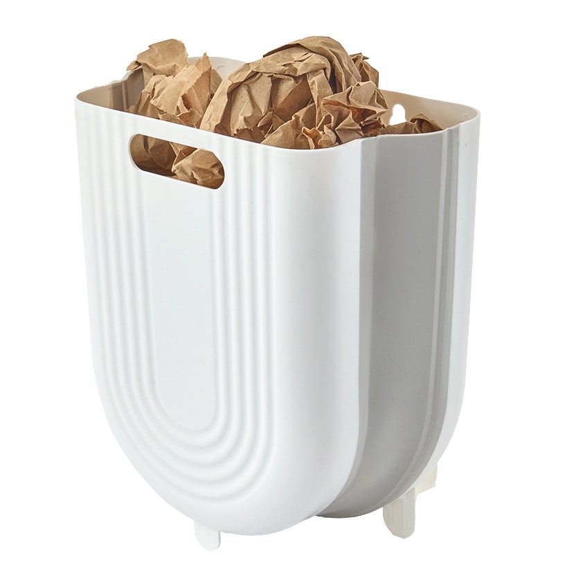 Wall-Mounted Trash Can Expandable Storage