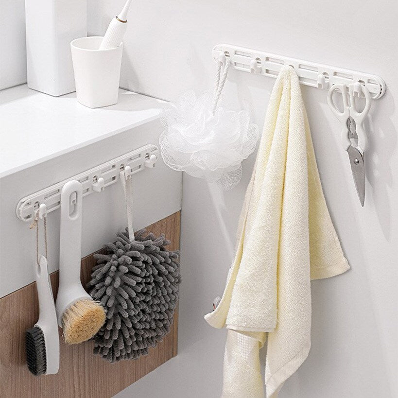 Extendable Sliding Pull-Out Closet Rod