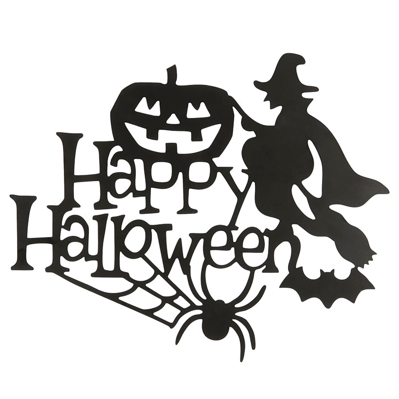 Wall Silhouette Halloween Signs