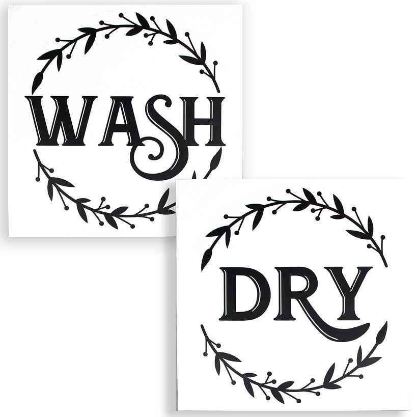 Industrial Farmhouse Laundry Decals