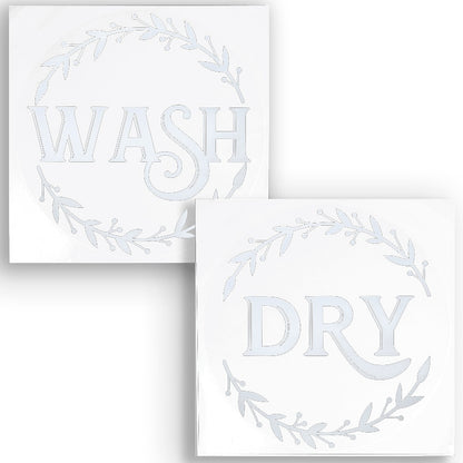 Industrial Farmhouse Laundry Decals