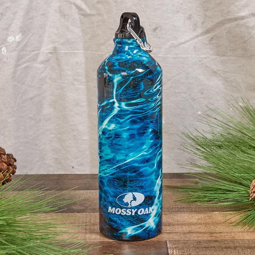 Mossy Oak Elements 25 oz. Water Bottle with Carabiner