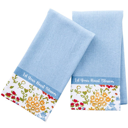 Watercolor Floral Bath Collection