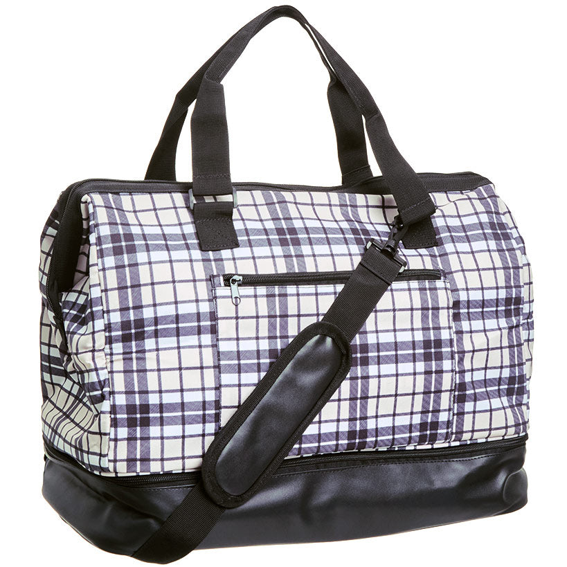 Women's Plaid Travel Duffle Bag