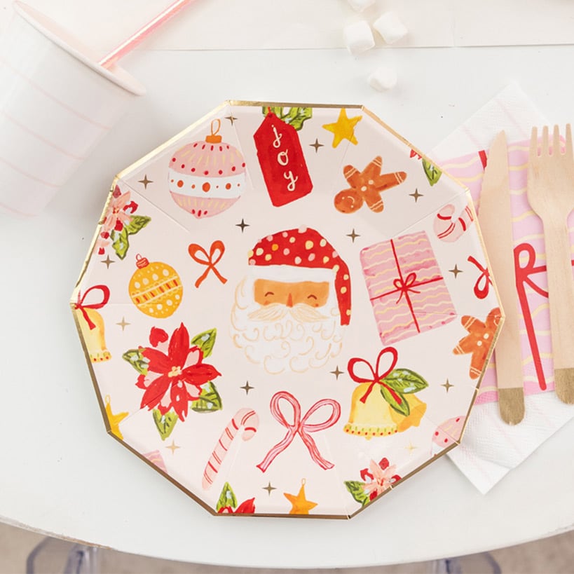 Christmas Disposable Paper Dinnerware Sets