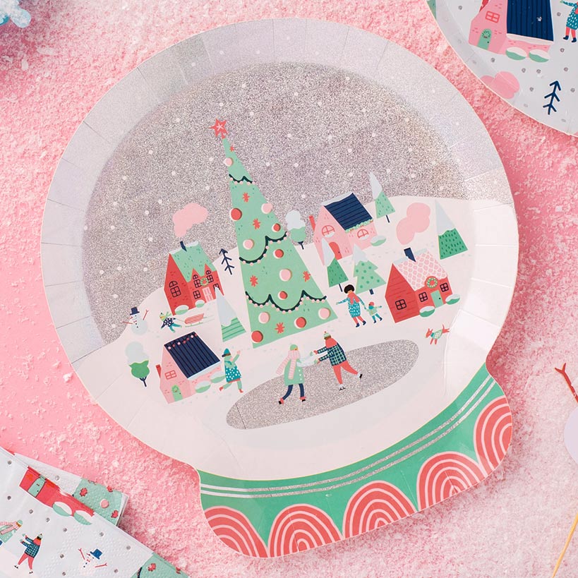 Christmas Disposable Paper Dinnerware Sets