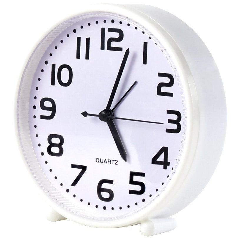 Alarm Clock with Oversized Numbers White