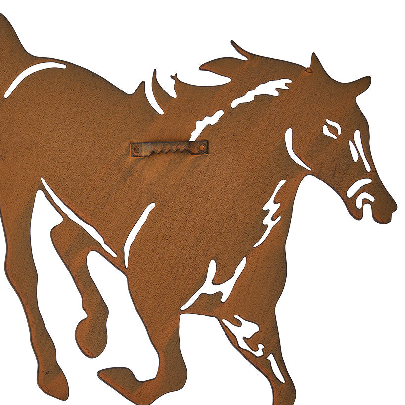 Horse Wall Art Metal Trio