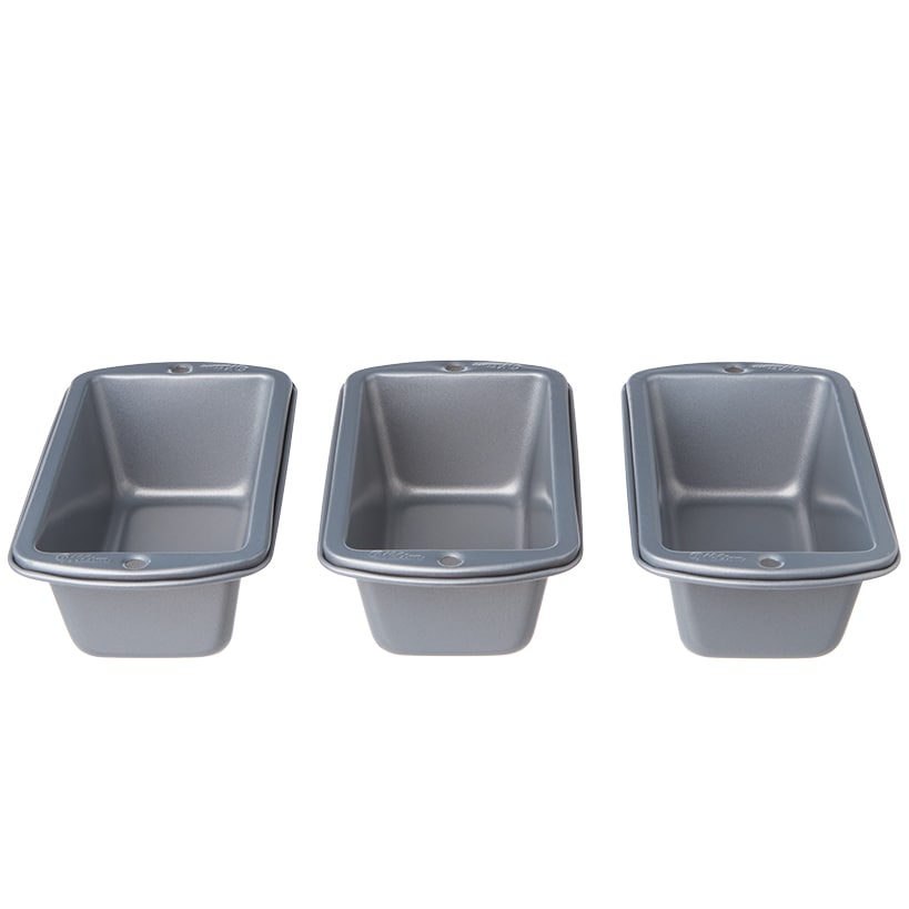 Wilton Nonstick Mini Loaf Baking Pans - Set of 3
