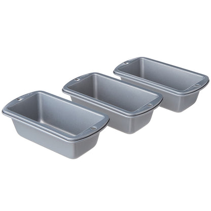 Wilton Nonstick Mini Loaf Baking Pans - Set of 3
