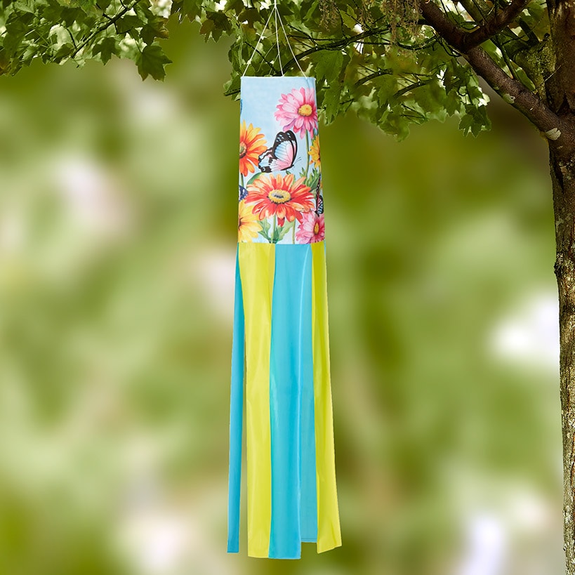 Whimsical Spring Windsocks Ladybug or Butterfly#select-windsock_butterfly