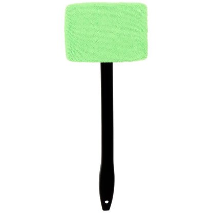 Windshield Cleaning Tool Wand With Microfiber Pad Ergonomic Handle