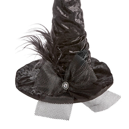 Halloween Spooky Black Witch Hat Decor