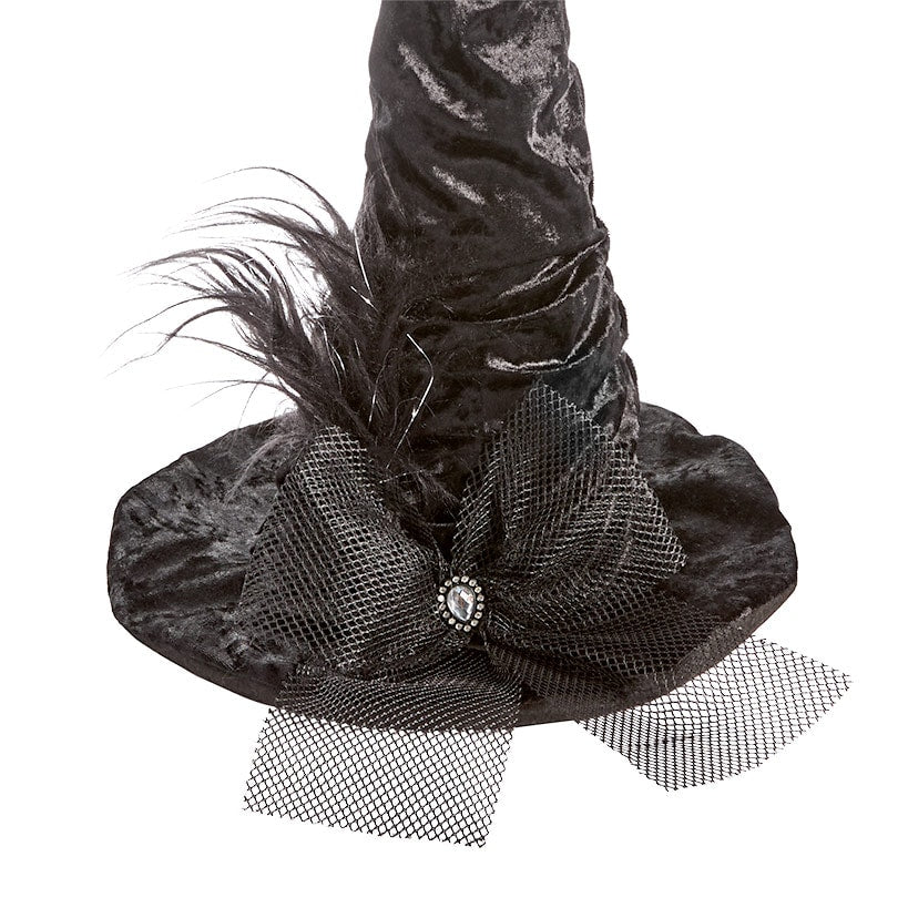 Halloween Spooky Black Witch Hat Decor