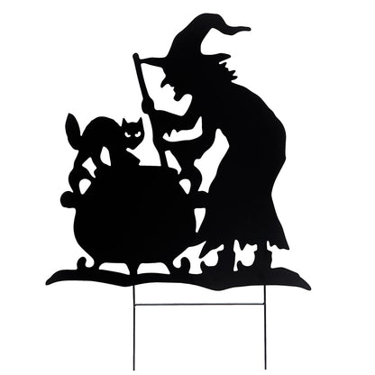 Witch Silhouette Stake
