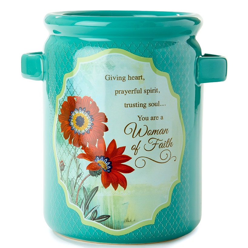 Woman of Faith Religious Kitchen Gifts - Utensil Crock or Cutting Board#select-item_utensil-pot