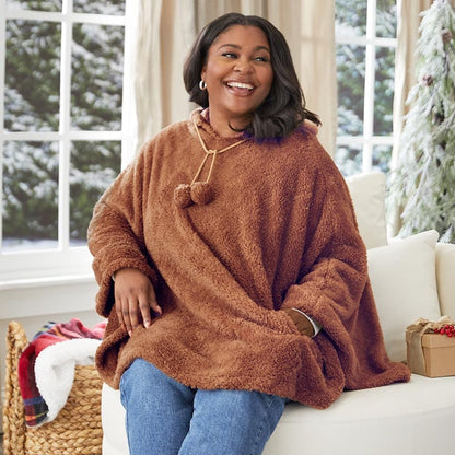 Women's Comfy Cozy Weekend Poncho