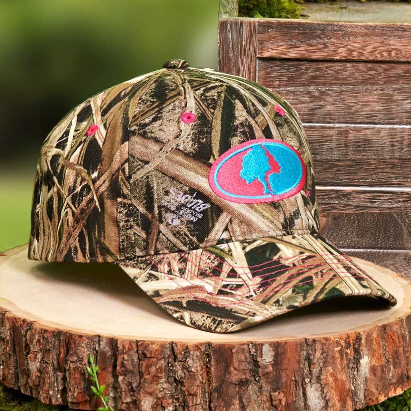 Women's Mossy Oak Camo Baseball Cap#select-hat_blades