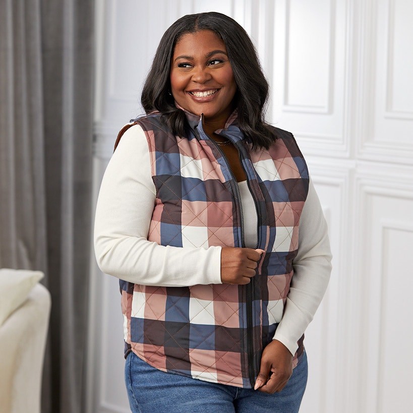Reversible Women's Vest#select-color_brown