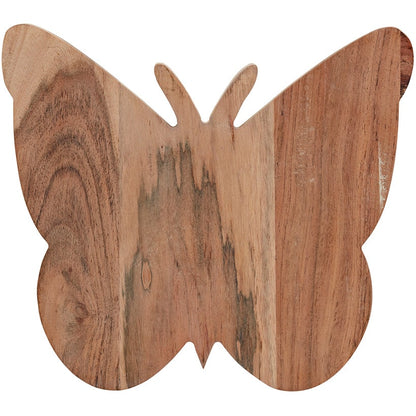 Dolly Parton Acacia Wood Butterfly Cutting and Serving Board