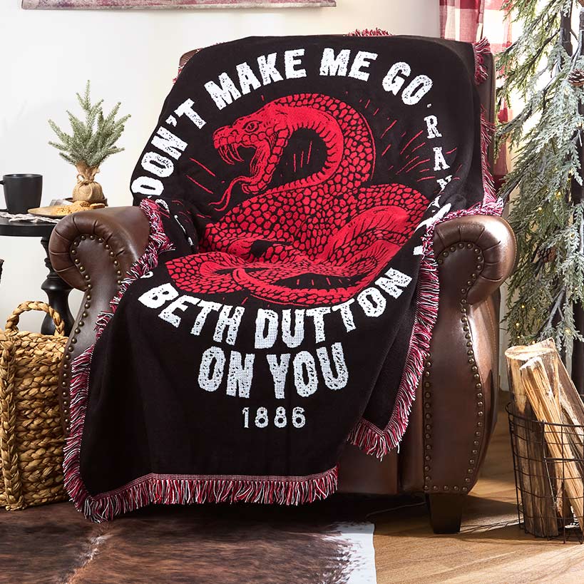 Yellowstone Woven Jacquard Throw 46" x 60"#select-throw_beth-dutton