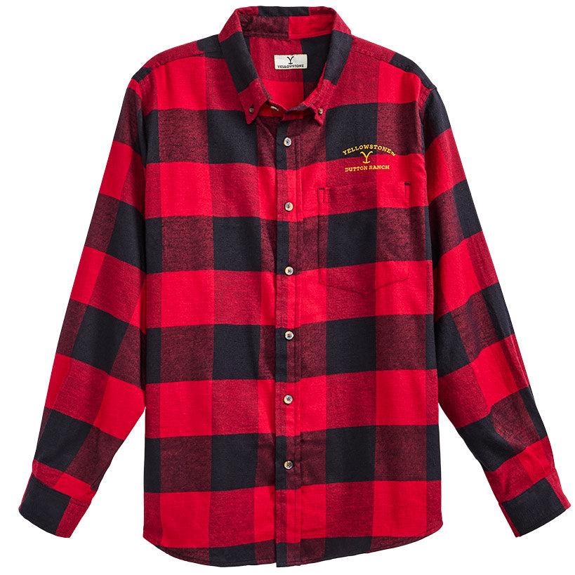 Yellowstone Flannel Shirt#select-color_red