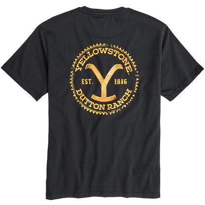 Yellowstone Short-Sleeve Shirt with Pocket