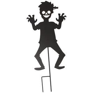 Halloween Zombie Stake Boy or Girl Silhouette