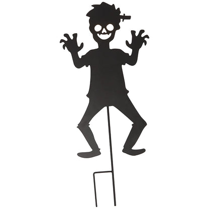 Halloween Zombie Stake Boy or Girl Silhouette