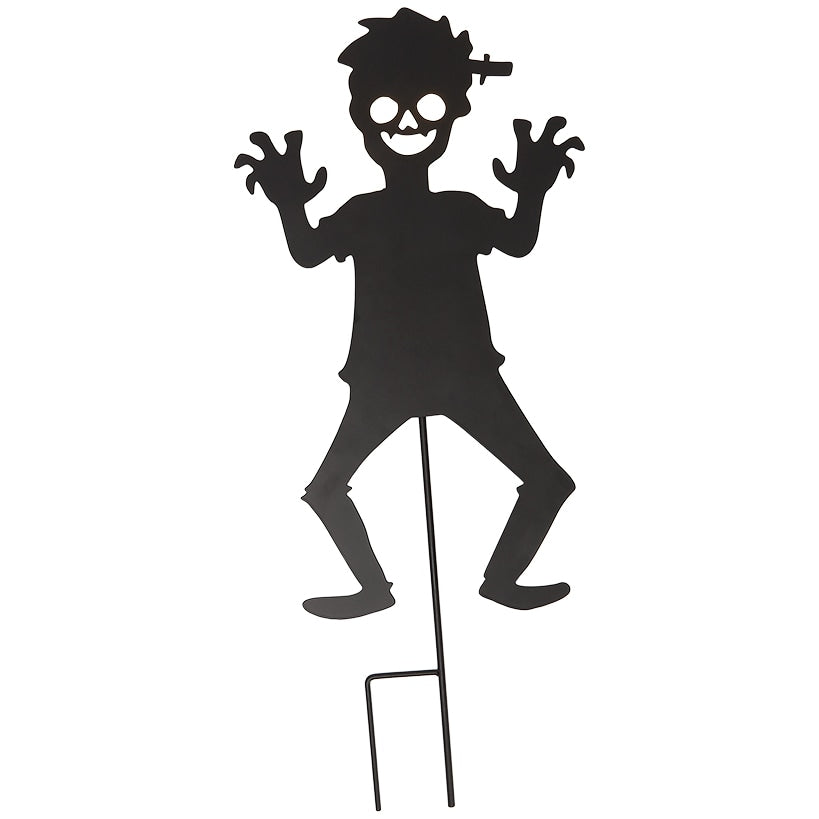 Halloween Zombie Stake Boy or Girl Silhouette