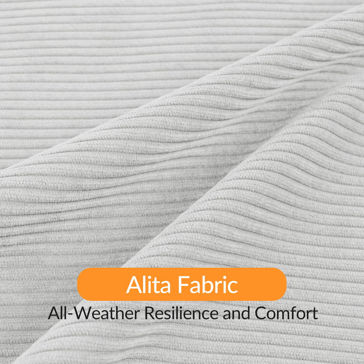UV Resistant Indoor/Outdoor Chair Cushion - Waterproof Rocking & Adirondack Seat Pad with Elastic Back + 2 Anti-Slip Ties, Fade-Proof Design - image 15