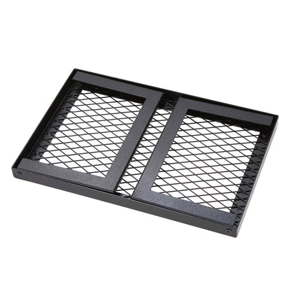 Folding Campfire Grill, Heavy Duty Steel Mesh Grate, 18" Portable Camping Grates Over Fire Pit, Camp Fire Cooking Equipment with Legs Carrying Bag, Grilling Rack for Outdoor Open Flame Cooking - image 8