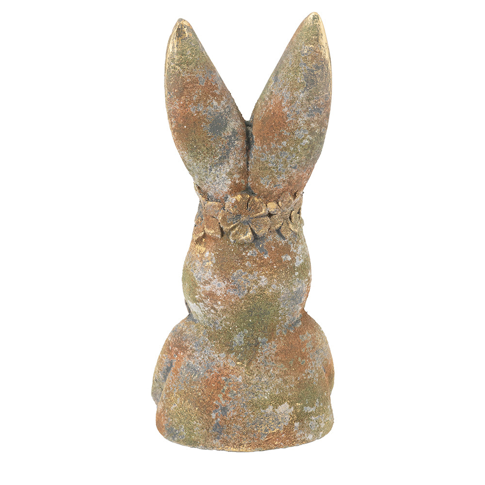 9.3x7.9x20.3"  Antique Rabbit Figurine - image 4