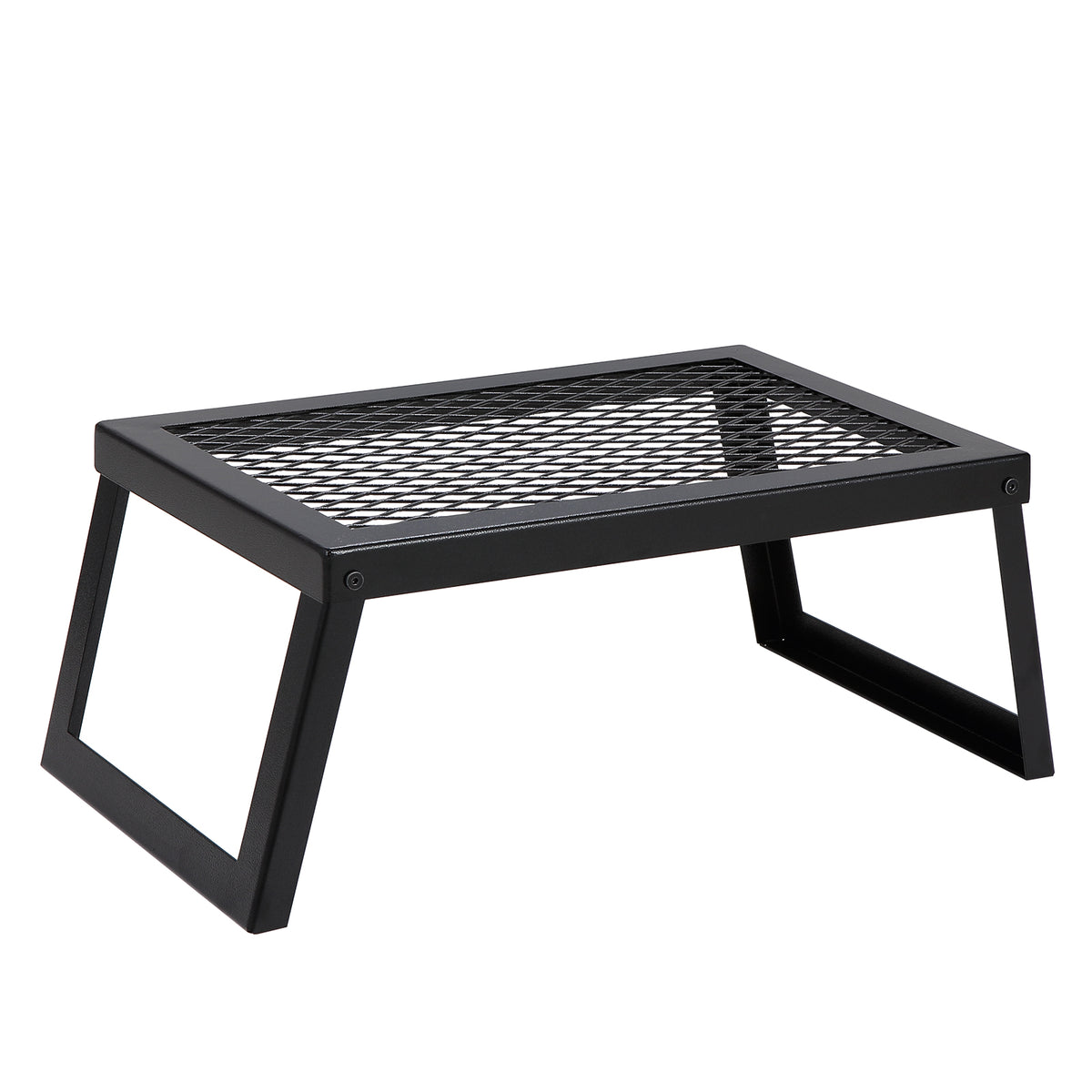 Folding Campfire Grill, Heavy Duty Steel Mesh Grate, 18" Portable Camping Grates Over Fire Pit, Camp Fire Cooking Equipment with Legs Carrying Bag, Grilling Rack for Outdoor Open Flame Cooking - image 5