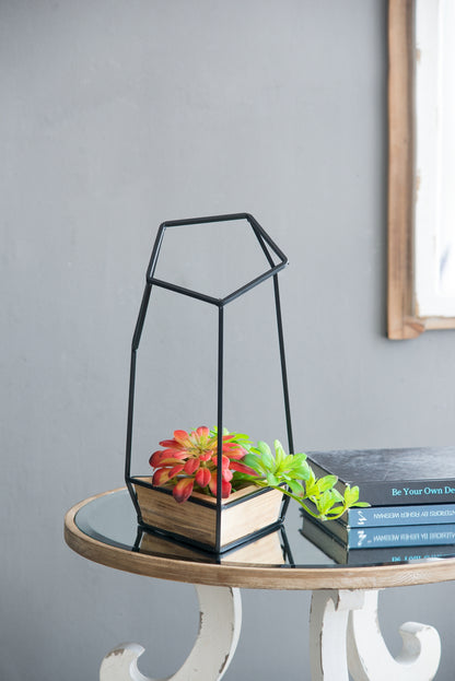 Set of 3 Felix Wall Planter, L:10x10x16.5"  M:8.5x8.5x15.5" S:7x7x13.5" - image 12
