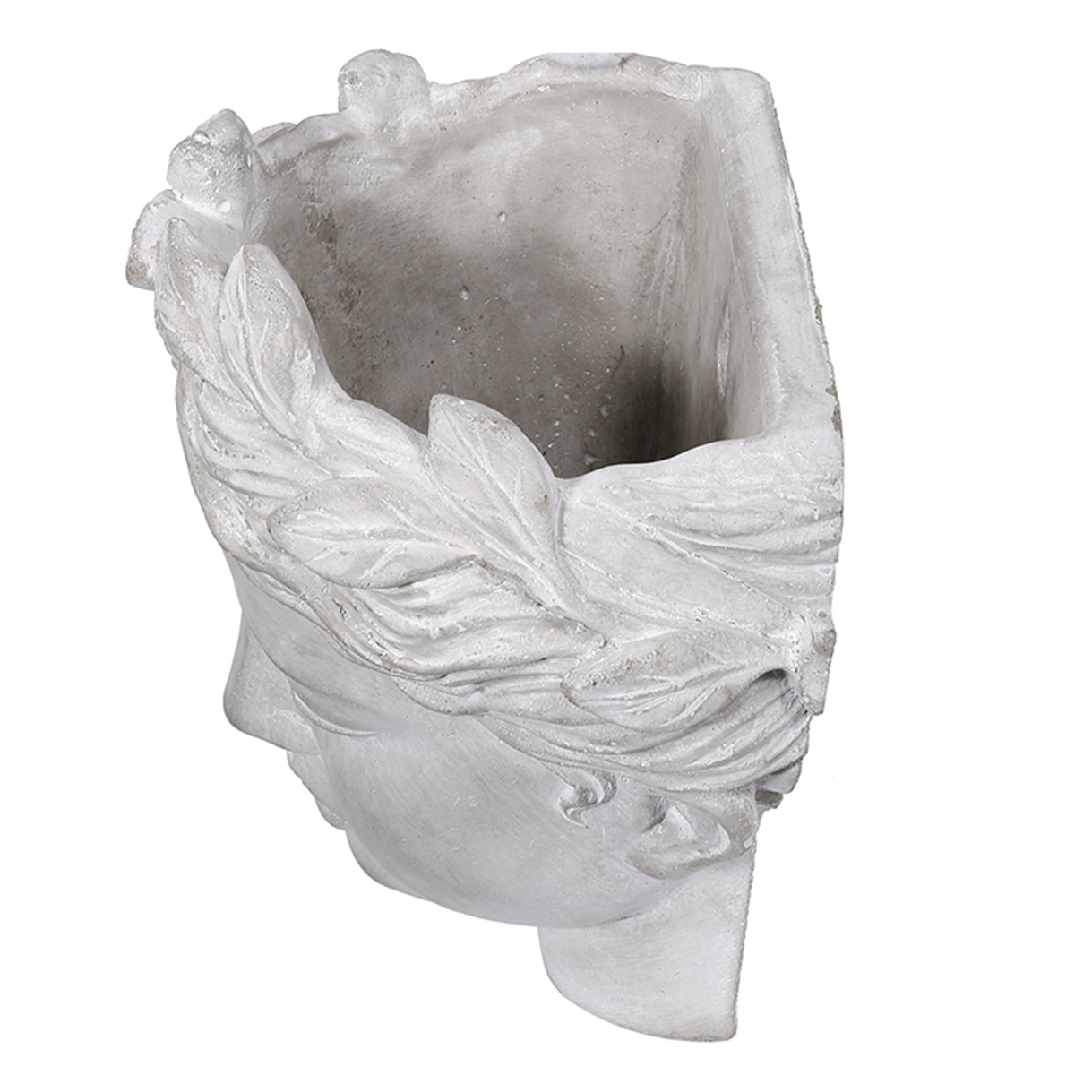 6.7x5.5x8.7" Visage Cement Wall Planter Wall Vase, Small - image 6