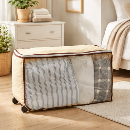 Jumbo Wheeled Storage Bag with Clear Window