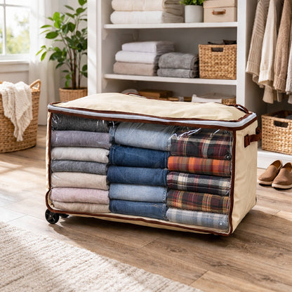 Jumbo Wheeled Storage Bag with Clear Window